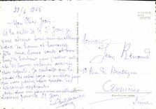 CPM Bonne Fete Fleurs Rose