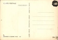 CPM Basque Homme Folklore