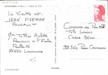 MODERN CARD Londinieres the Town hall