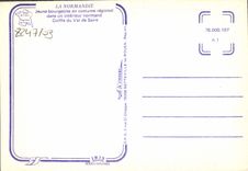 CPM Jeune bourgeoise en costume regional Folklore Coiffe du Val de Saire 