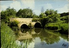MODERN CARD the Old Stone bridge
