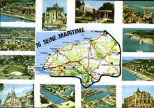 MODERN CARD the Maritime Seine