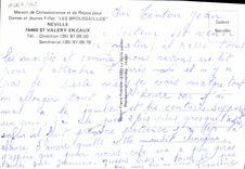 MODERN CARD House De Convalescene And Of Rest For Ladies And Young girls the Undergrowth Neville St Valery In Caux