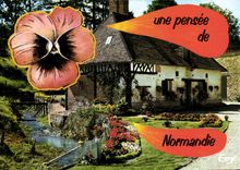 MODERN CARD Picturesque Normandy House