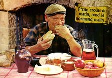 CPM Normandie Homme Folklore