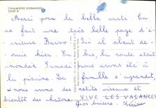 MODERN CARD Thatched cottage Norman