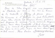 POSTAL MODERNA adivinar en el mar la playa y avistarla en Houlgate