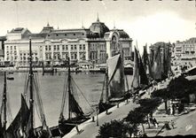 MODERN CARD Trouville the Queen of the Beaches the port and the casino