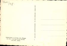 POSTAL MODERNA Trouville la reina de las playas el puerto y el casino