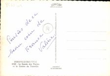 POSTAL MODERNA Trouville Deauville el lavabo de los yates y el casino de los barcos de Trouville