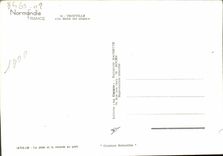 POSTAL MODERNA reina de Trouville del faro de los barcos de navegación de las playas