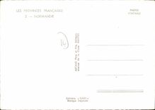 MODERN CARD Normandy Folklore Bayeux Caen St Lo