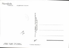 MODERN CARD Villerville the nautical Beach Club Casino the church the main street