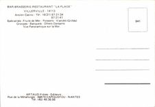 MODERN CARD Villerville Old Restoring Casino