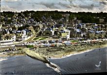 POSTAL MODERNA Villers en la opinión panorámica del mar