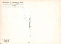 MODERN CARD Surroundings of Trouville Deauville Pretty Norman manor close to Toucques Horse