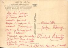 POSTAL MODERNA Saint Germain De Livet el castillo