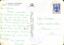 MODERN CARD Picturesque Morvan the jump of Gouloux