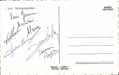 MODERN CARD the Troubadours Guitar