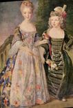 MODERN CARD Beautiful Portrait of Catherine de Bethisy and her brother Museum of Versailles