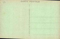 CPA Versailles La Flotille du Canal