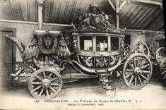 CPA Versailles La voiture du Sacre de Charles X