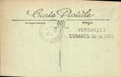 CPA Versailles Palais Galerie des Glaces 