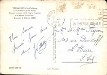 VINTAGE POSTCARD Versailles the Castle the Room of the Queen Cupboard has jewels