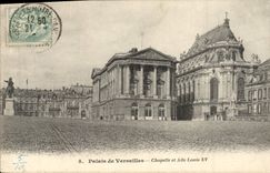 VINTAGE POSTCARD Versailles Palate of Vault and Wing Louis XV