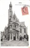 VINTAGE POSTCARD Holy Paris Etienne Of the Mount
