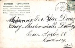 VINTAGE POSTCARD Fantasy Flowers Good Festival