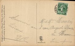 POSTAL MODERNA la cámara acorazada y expulsa de la Teresa del niño Jesús Lisieux Ange