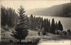 MODERN CARD Gerardmer Effect Of the Evening On the Lake De Gerardmer