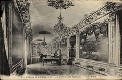 VINTAGE POSTCARD Castle Of Chantilly the Gallery Of the Battles
