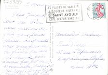 CPM Cote d'azur Vieux puits fleuri