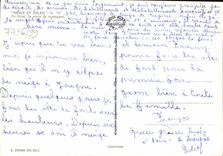 MODERN CARD Snow And Sun In Winter the Mountain road