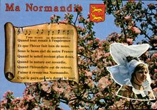 MODERN CARD My Normandy Folklore Woman