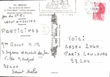 MODERN CARD Breizh On the Crosses Of Way Piker Maen mason stone