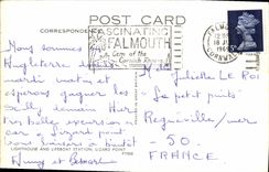 MODERN CARD Lighthouse And Lifeboat Lizard Station Not