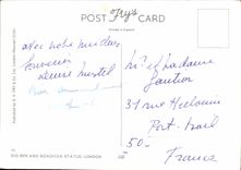 MODERN CARD Big Ben And Boadicea Rules London Cheval