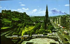 CPM Princes Street And The Scott Monument Edinburgh