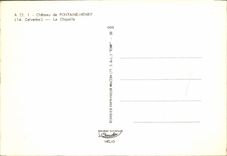 MODERN CARD Castle Of Henry Fountain La Chapelle