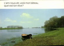 CPM L'Ami Nous Dit Voila Mon Bateau Quel Est Ton Reve
