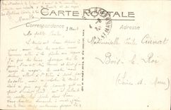 VINTAGE POSTCARD Effect the Moon