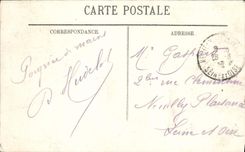 VINTAGE POSTCARD Strong gale of West