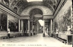CPM Versailles Le Chateau La Galerie Des Batailles