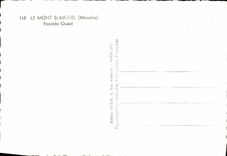 CPM Le Mont St Michel Facade Ouest