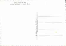 MODERN CARD Mont Saint Michel Western Southern part Spring tide