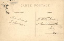 VINTAGE POSTCARD Destroyer Under Tests Boat