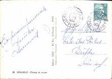 MODERN CARD Deauville Racecourse Hippisme Horse